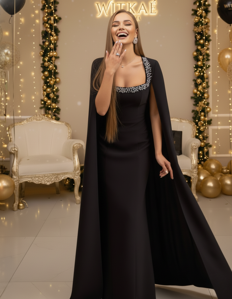 Witkaé | Wpleciona Maxi-Kleid Zora