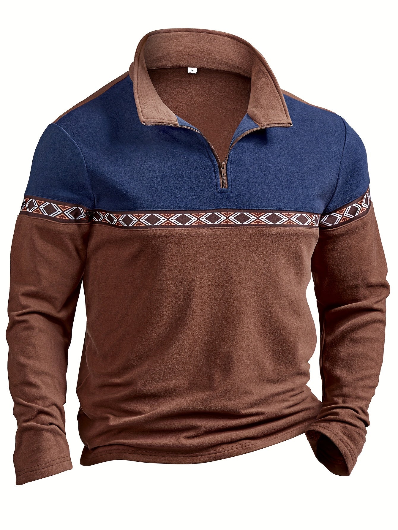 Bartosz™ | Henley-Shirt mit Kontrastfarben