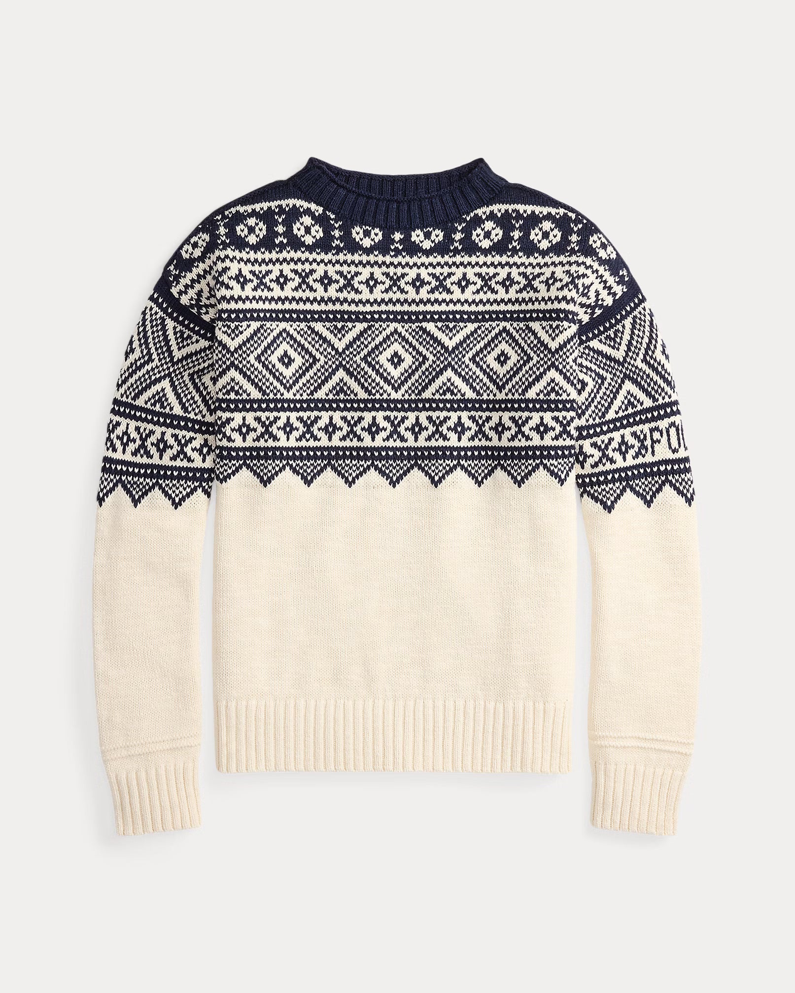Jersey af bomuld og cashmere med print