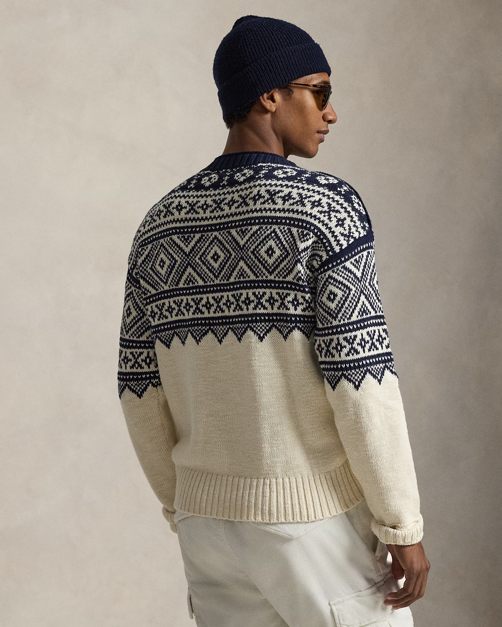 Jersey aus Baumwolle und Kaschmir mit Druck