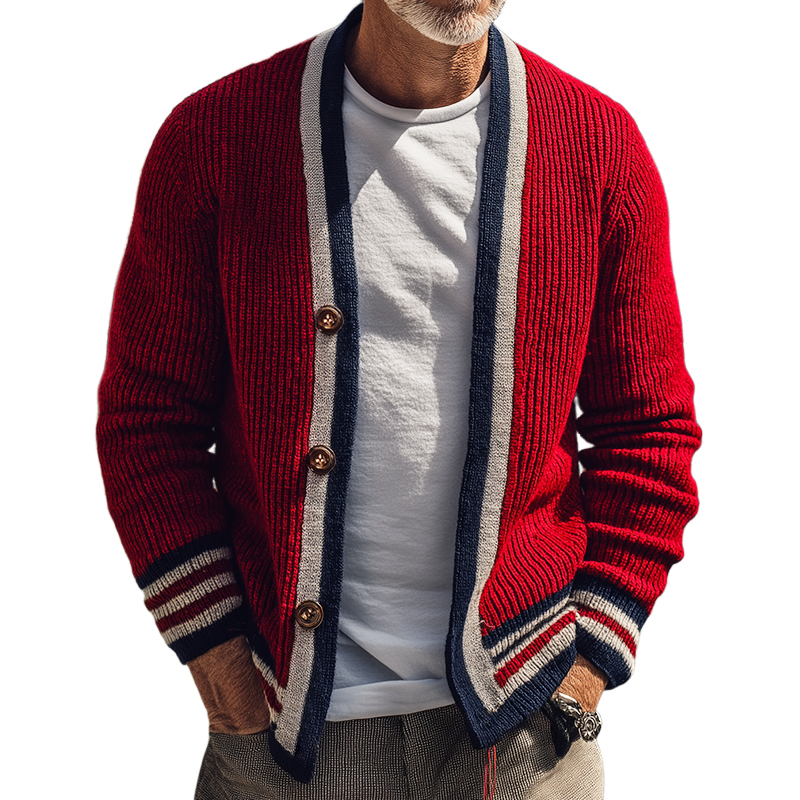 Alaric™ | Retro Strickjacke