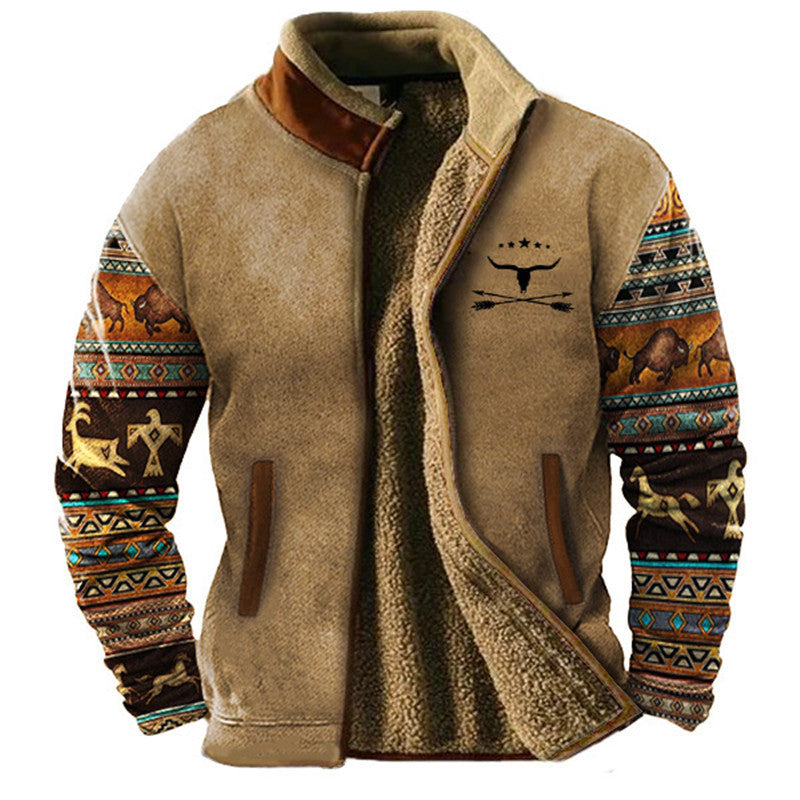 Mazur™ | Herren Casual-Fleecejacke