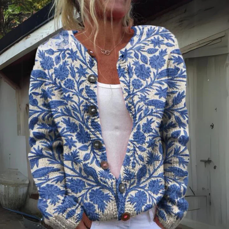 Wójcik™ | Luźny Sweter z Wzorem