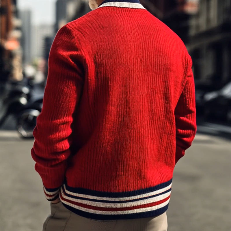 Alaric™ | Retro Strickjacke