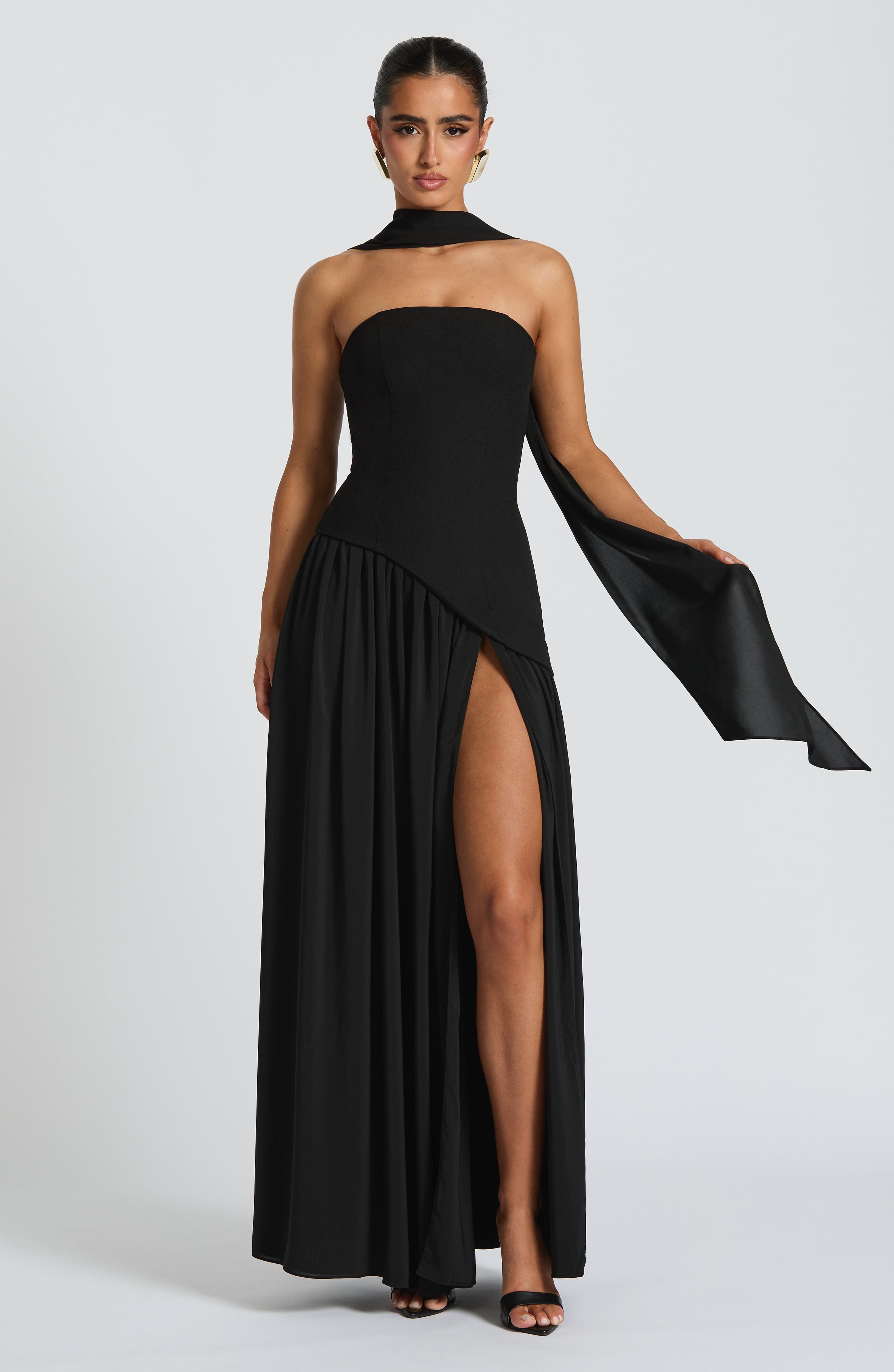RosanoVerona | Langes Satin-Kleid Slava