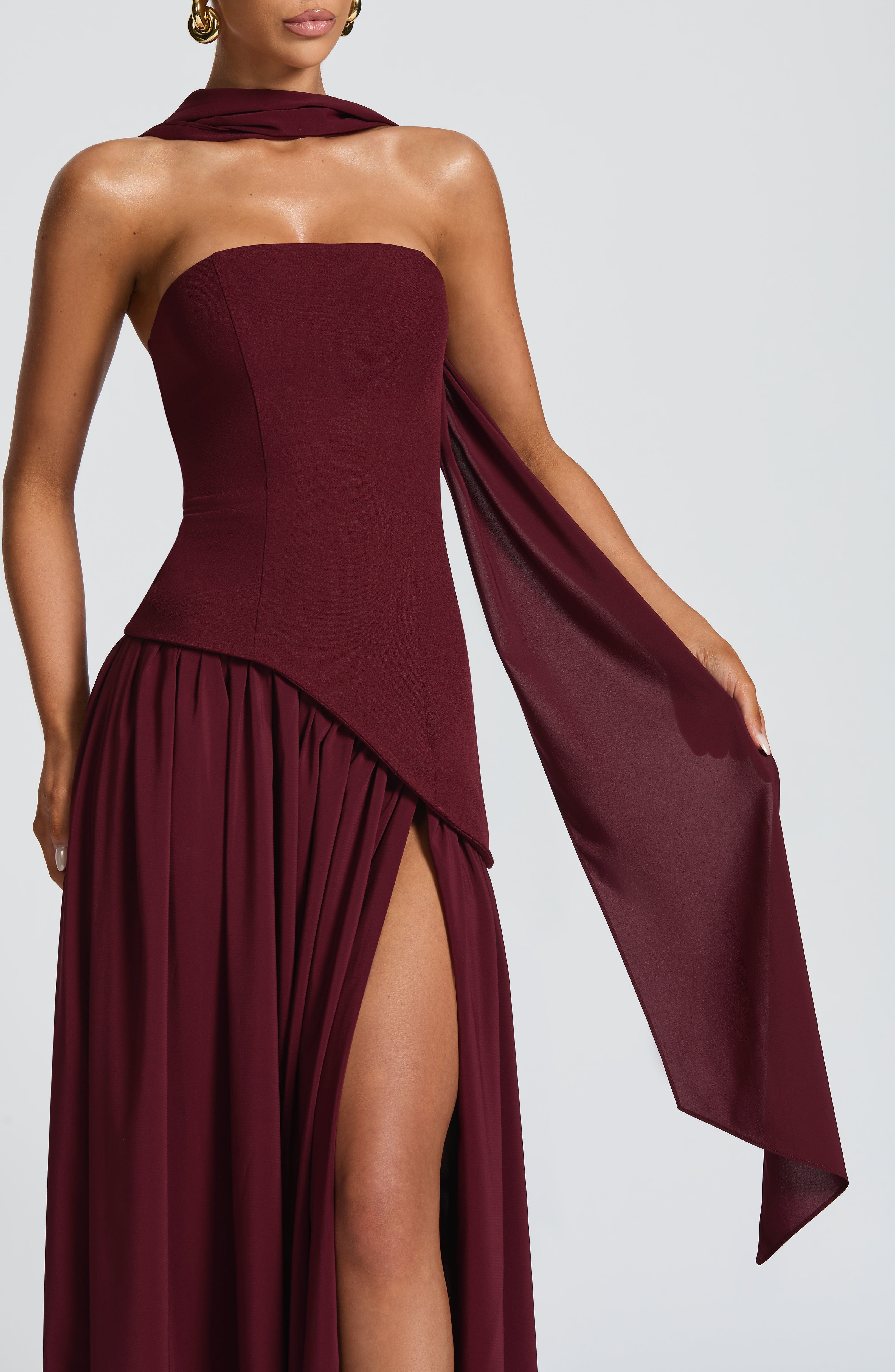 RosanoVerona | Langes Satin-Kleid Slava