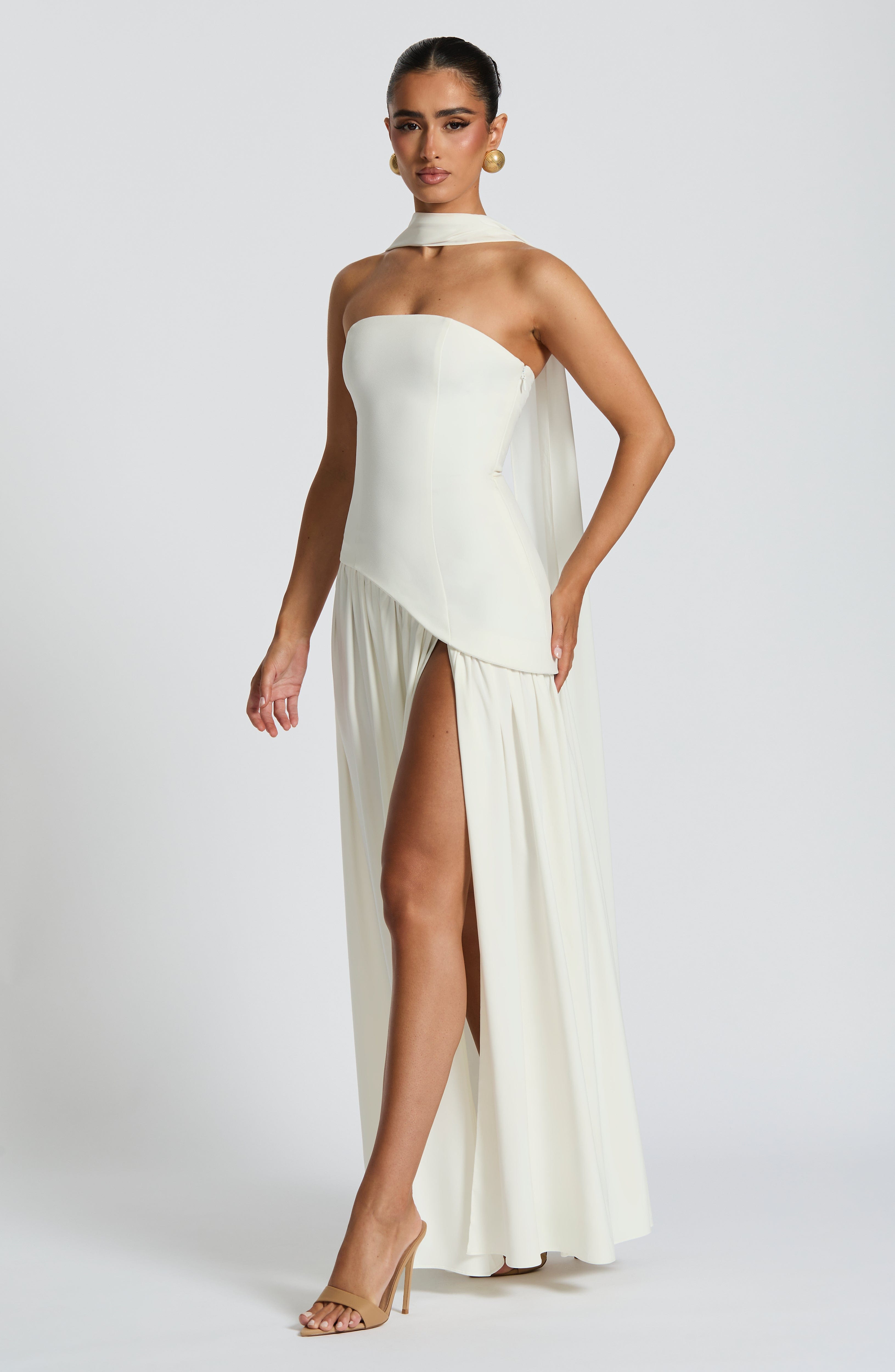 RosanoVerona | Langes Satin-Kleid Slava