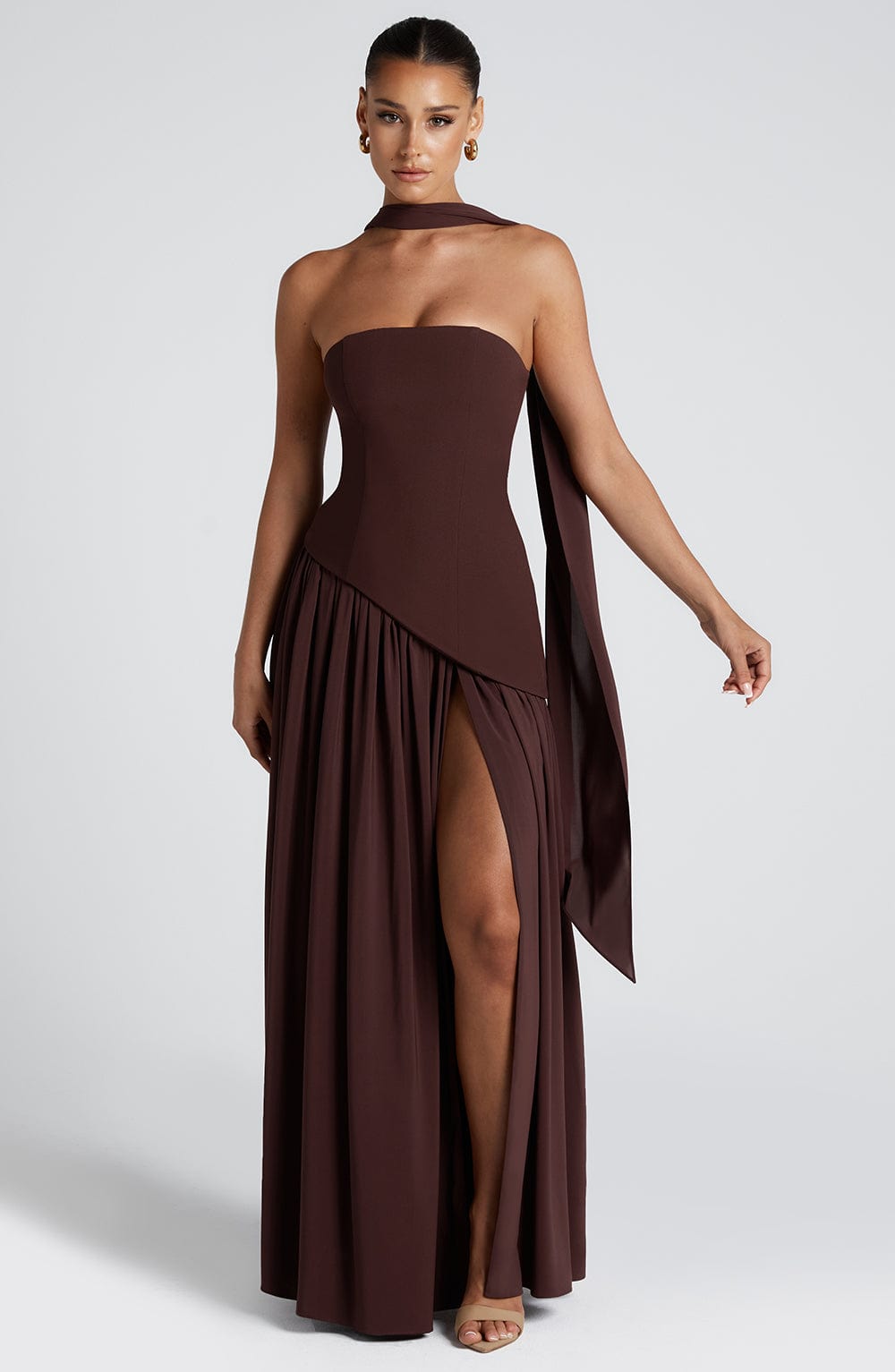 RosanoVerona | Langes Satin-Kleid Slava