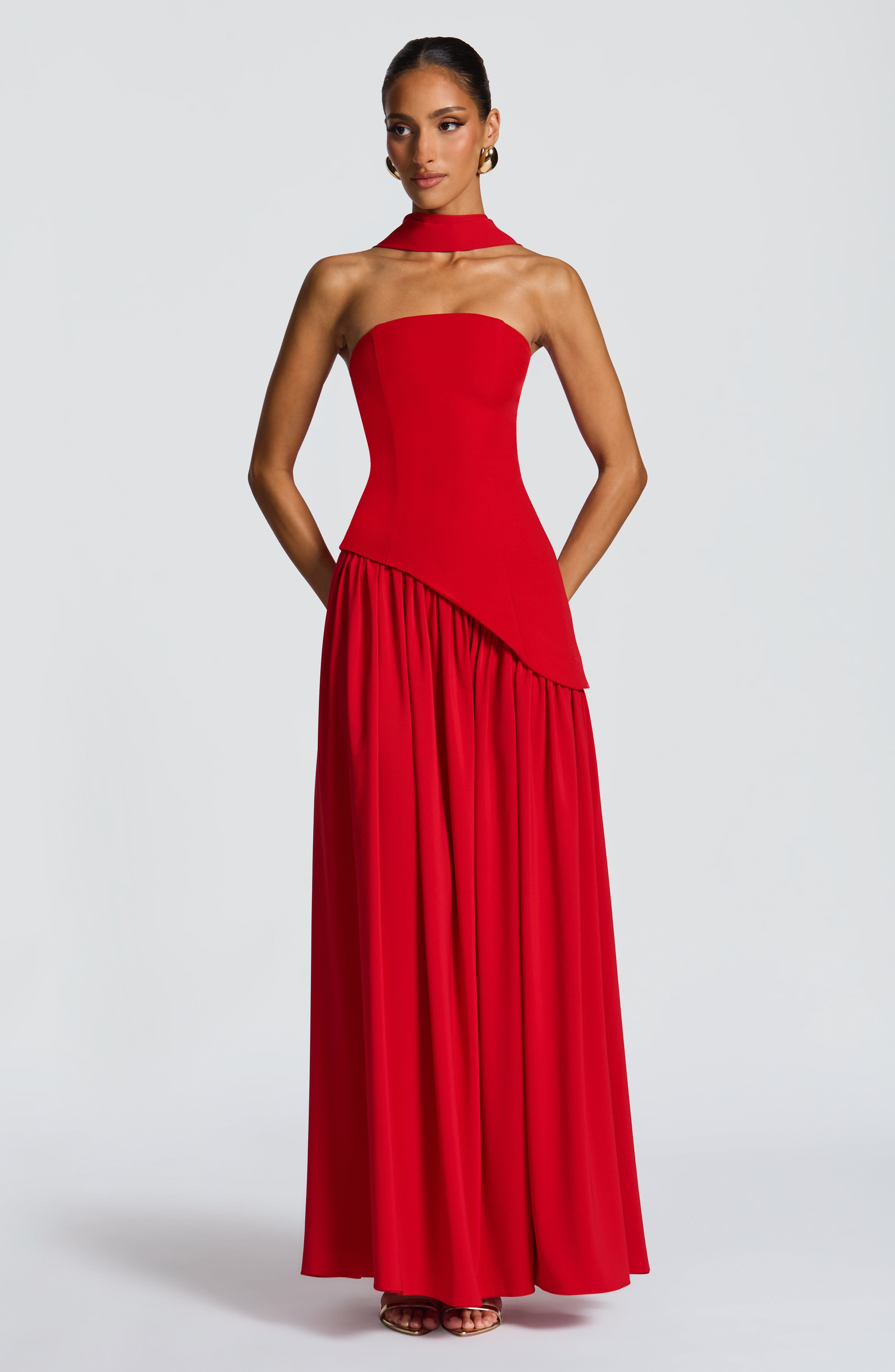 RosanoVerona | Langes Satin-Kleid Slava