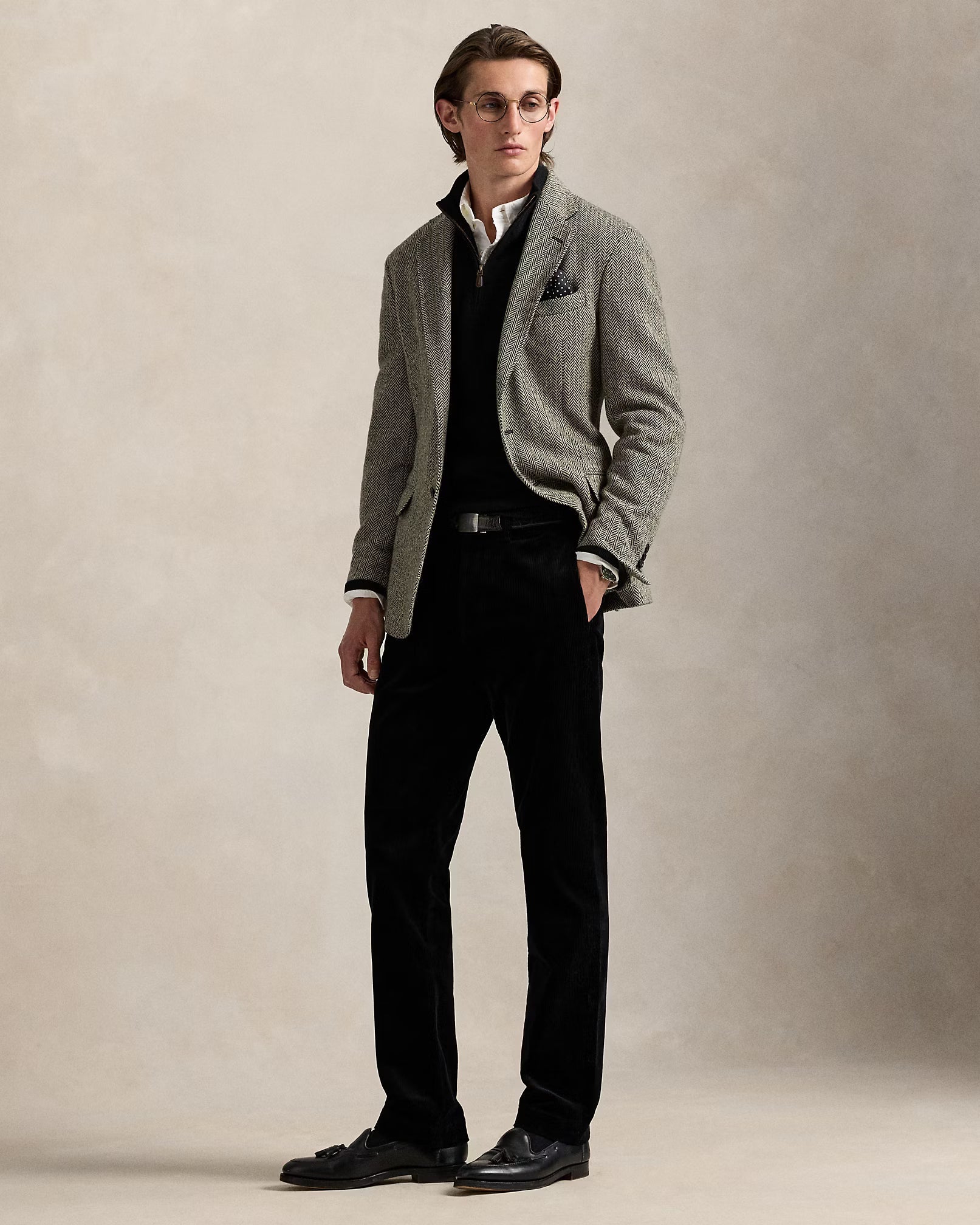 Wollpullover mit Reißverschluss