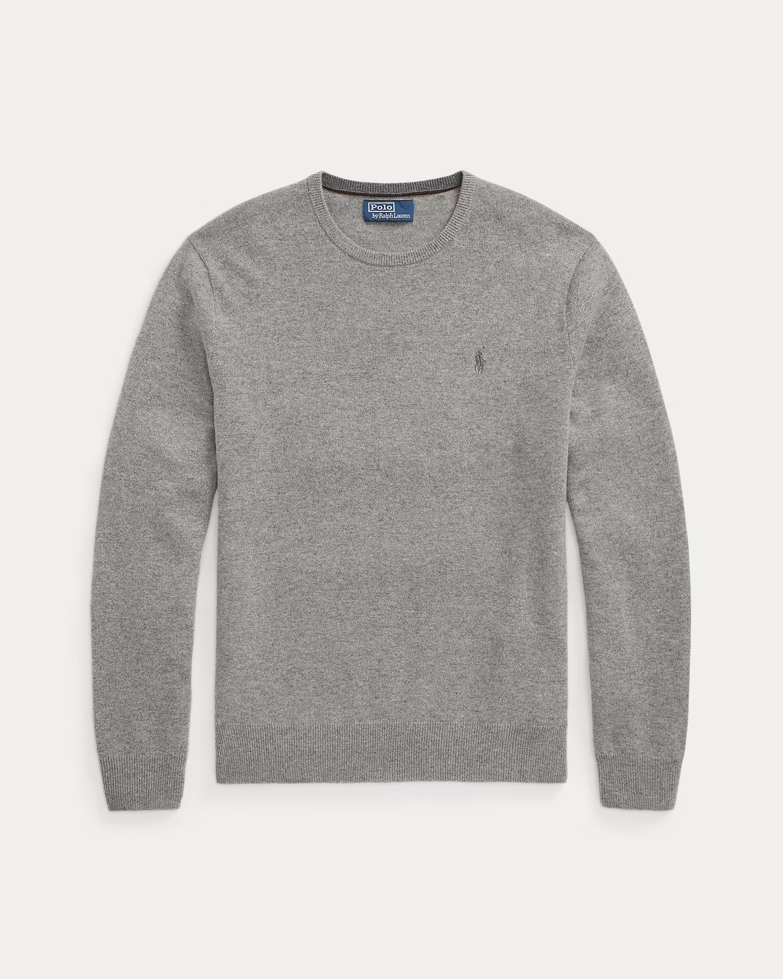 Wollpullover mit Rundhalsausschnitt