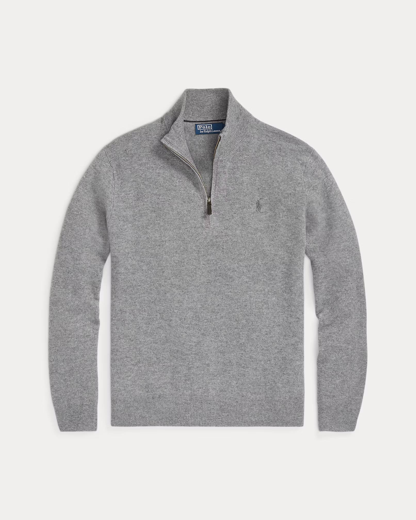 Wollpullover mit Reißverschluss