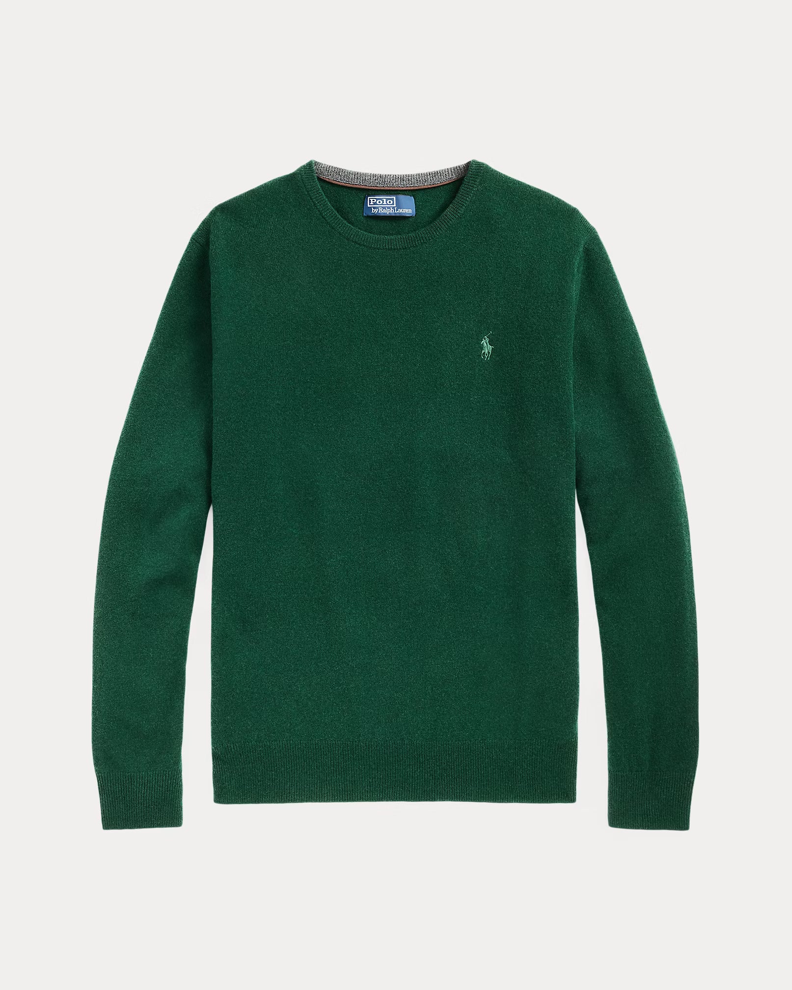 Jersey de lana con cuello redondo