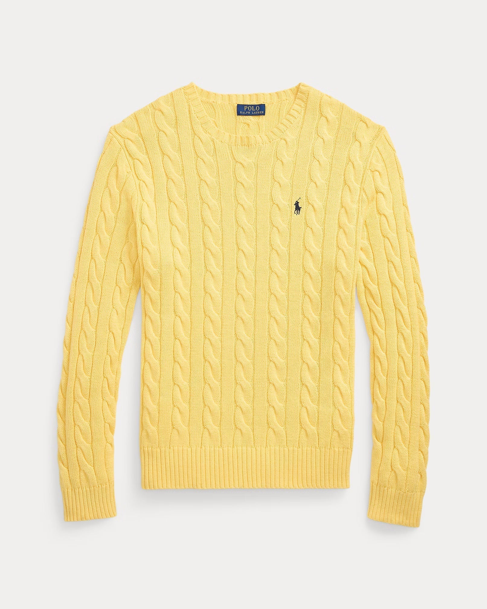 Strick-Baumwolljersey mit Kabelmuster