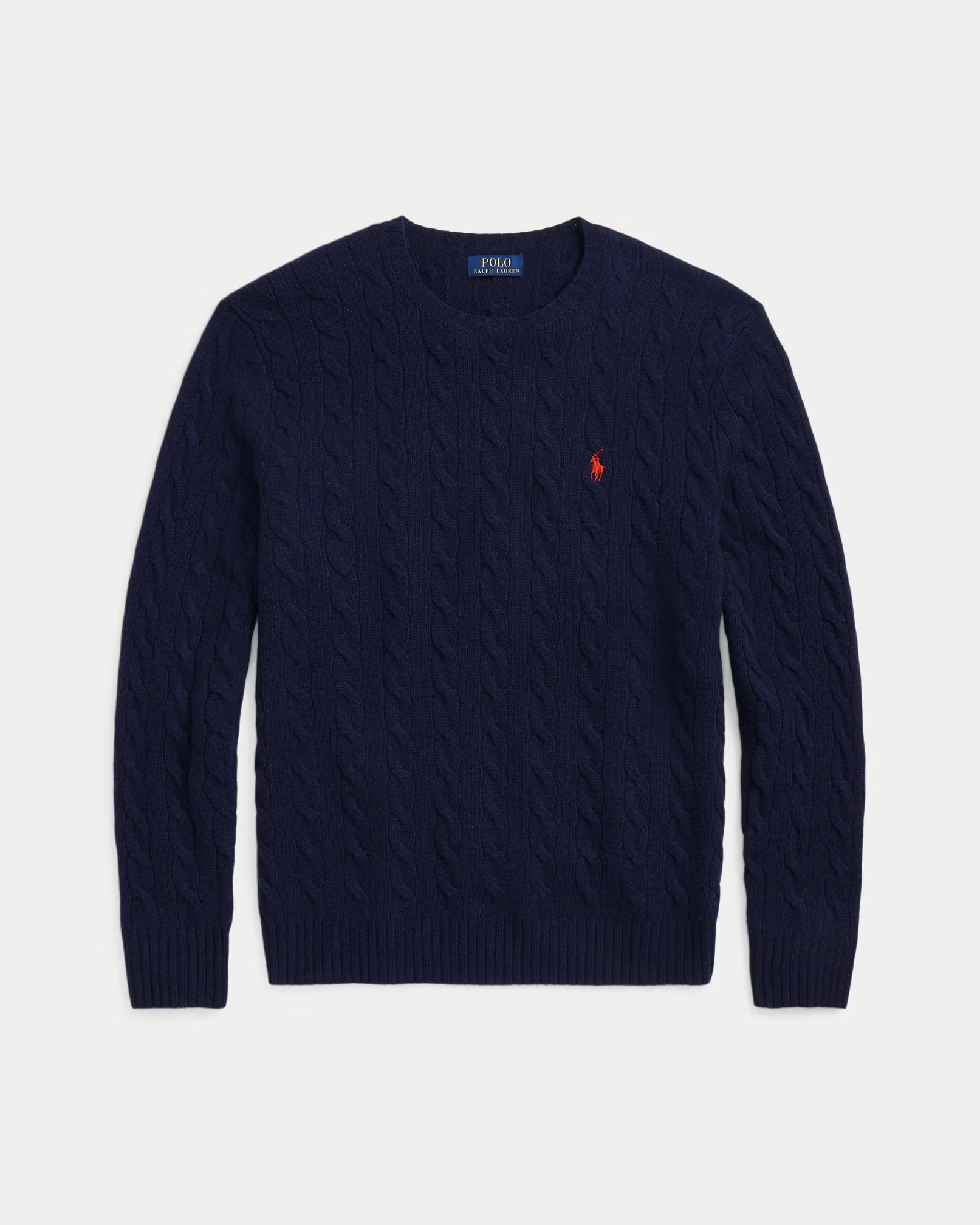 Jersey aus Wolle und Kaschmir mit Zopfmuster