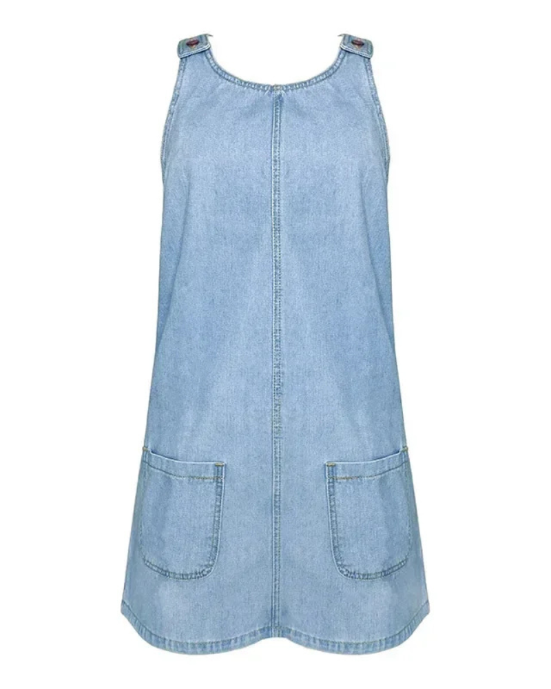 Wójcik™ | Sommerkleid aus Denim mit vorteilhaftem Schnitt