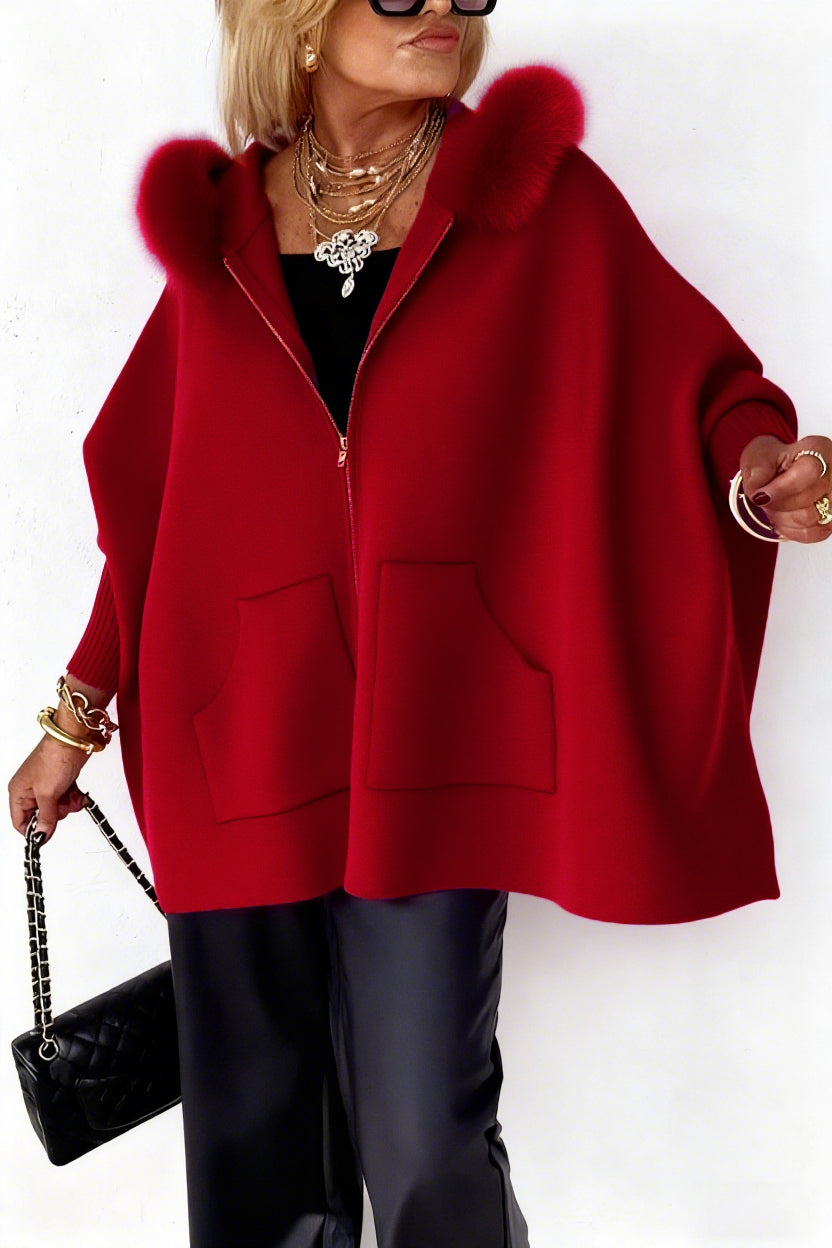 Kalina™ | Jacke mit Kunstfellkragen