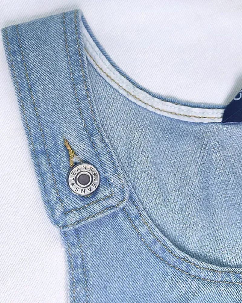 Wójcik™ | Sommerkleid aus Denim mit vorteilhaftem Schnitt