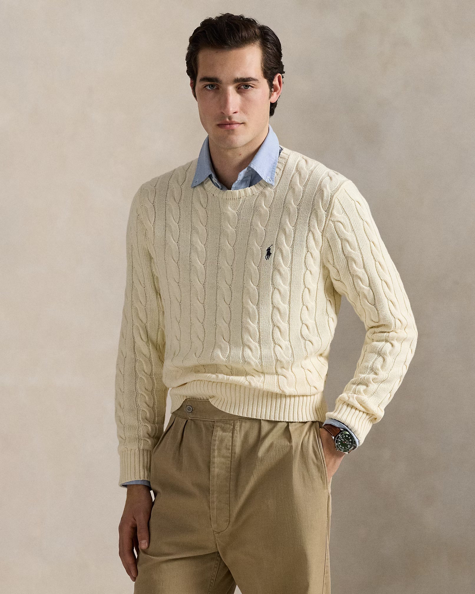 Strickpullover aus Baumwolle