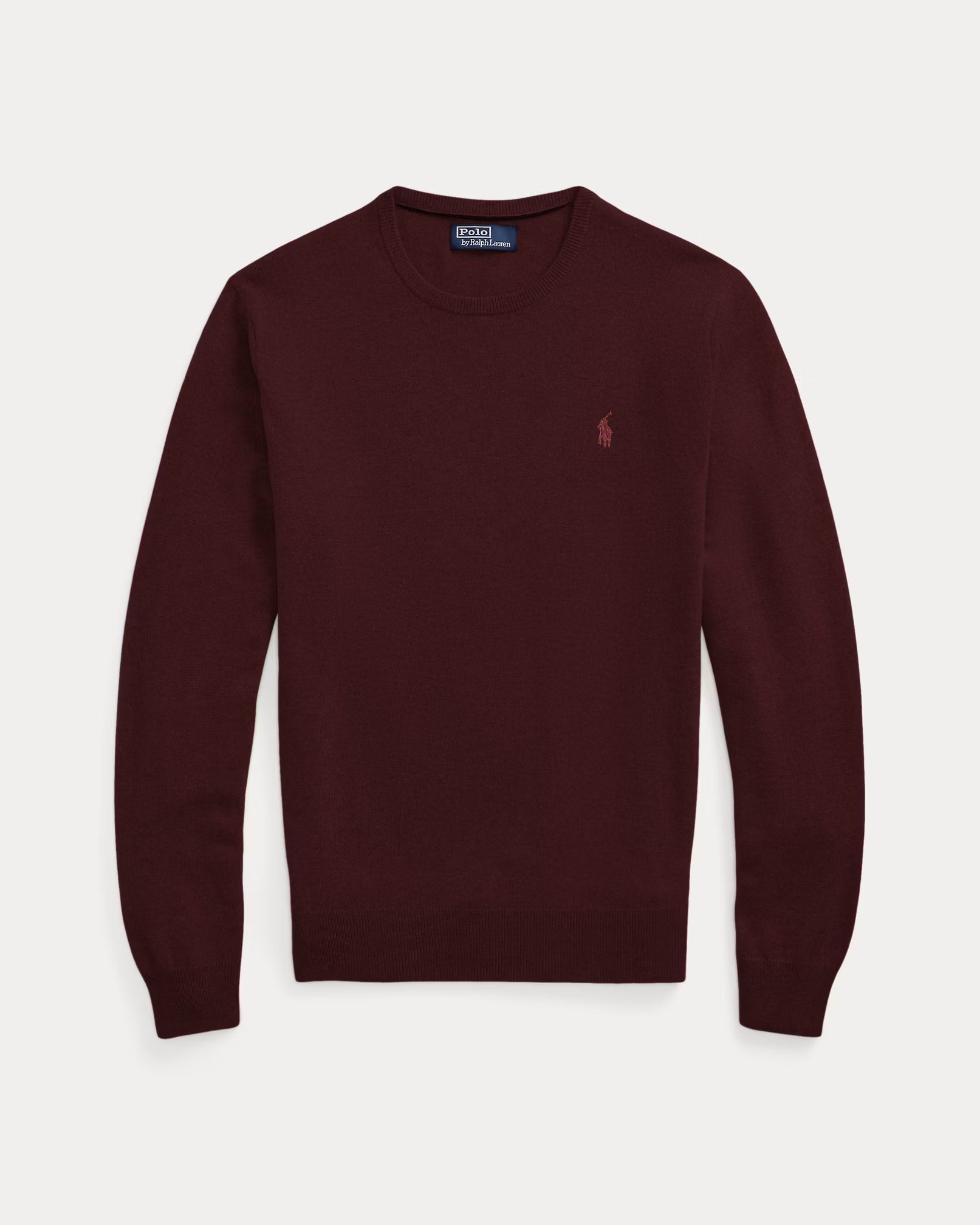 Wollpullover mit Rundhalsausschnitt