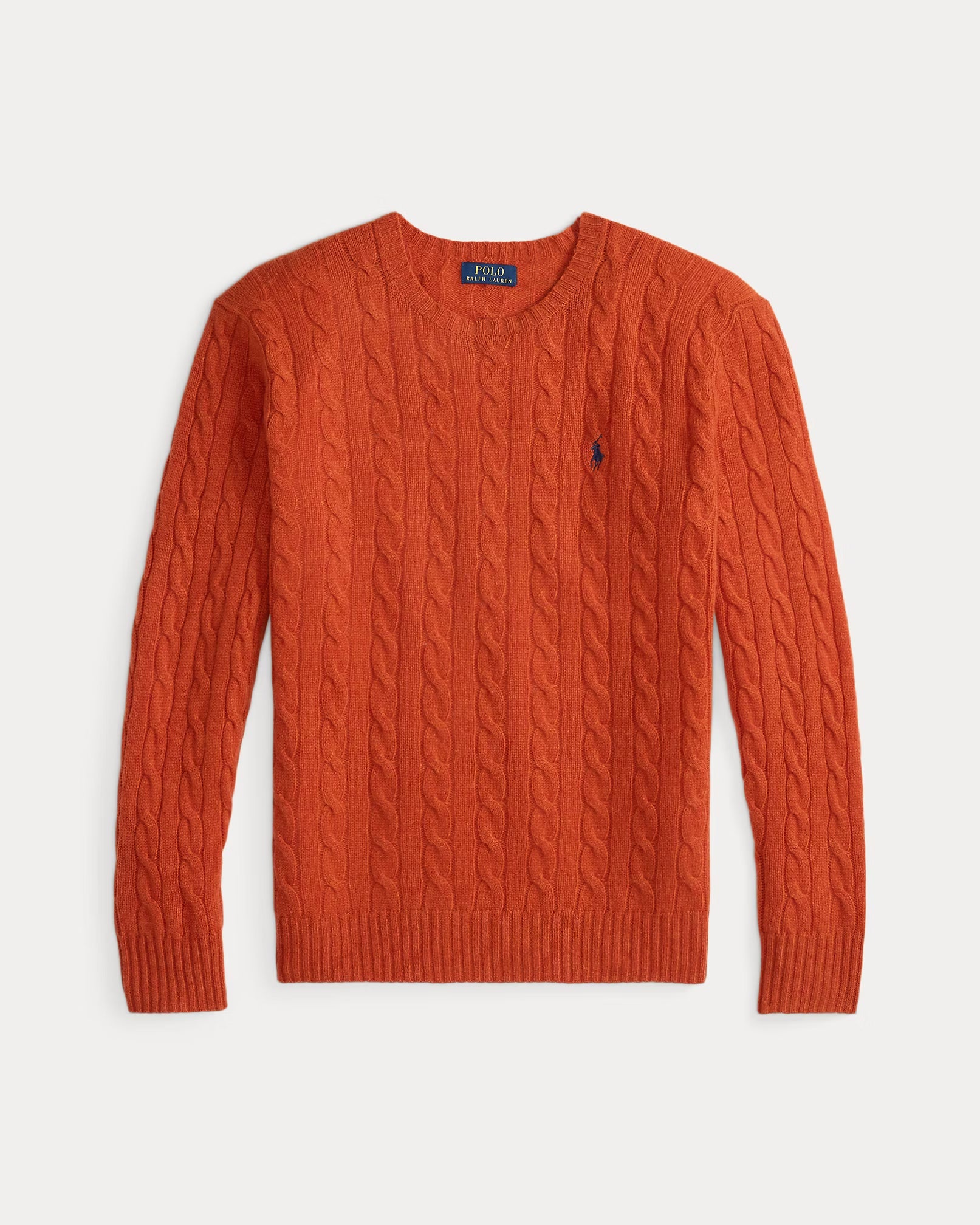 Strickpullover aus Wolle und Kaschmir mit Kabelmuster