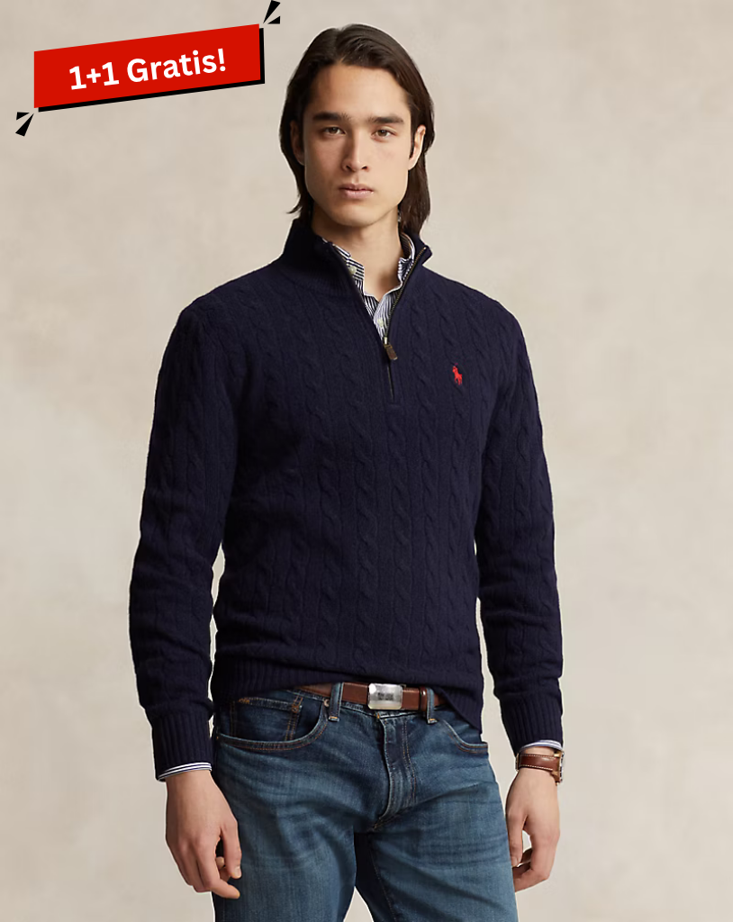 Witkaé™ | Pullover „Wojciech” aus Wolle und Kaschmir (Zopfmuster)