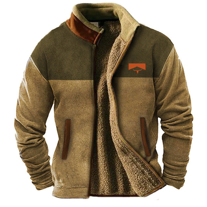 Mazur™ | Męska kurtka casual z polaru
