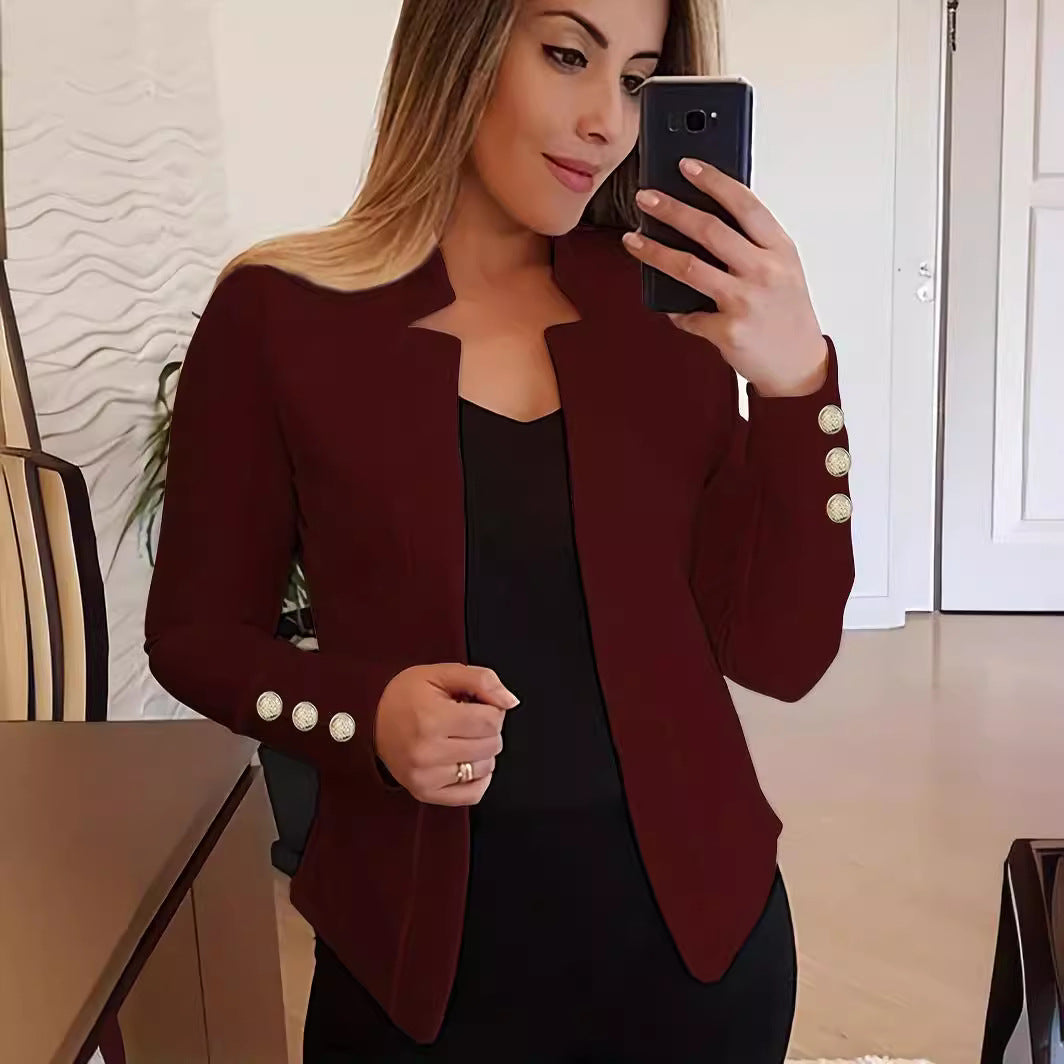 Wójcik™ | Blazer mit Knopfdetails