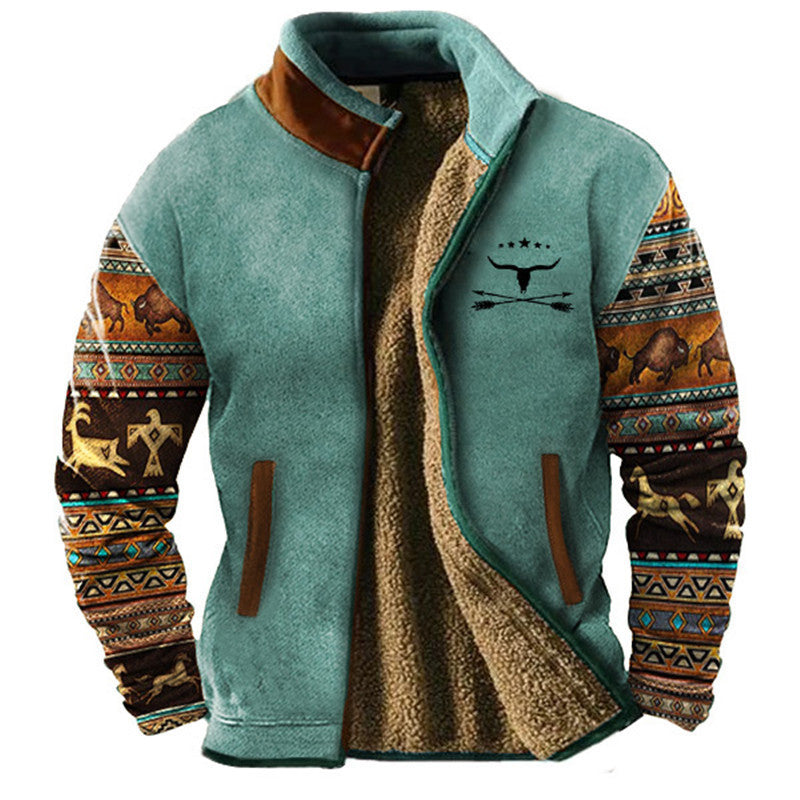Mazur™ | Męska kurtka casual z polaru