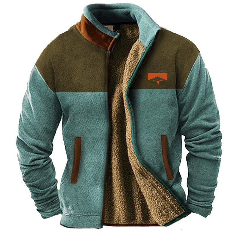Mazur™ | Męska kurtka casual z polaru