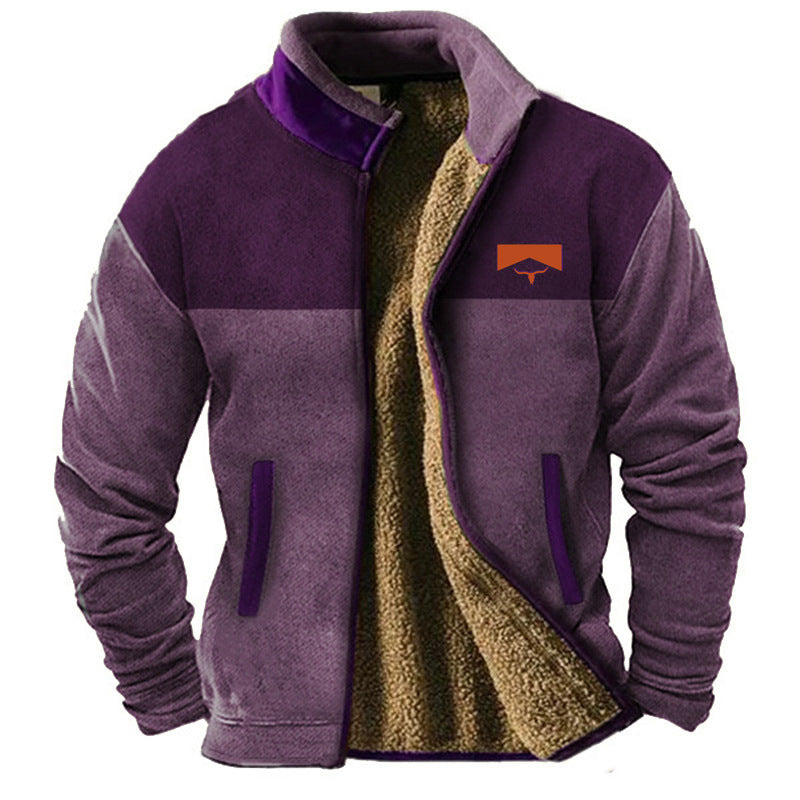 Mazur™ | Męska kurtka casual z polaru
