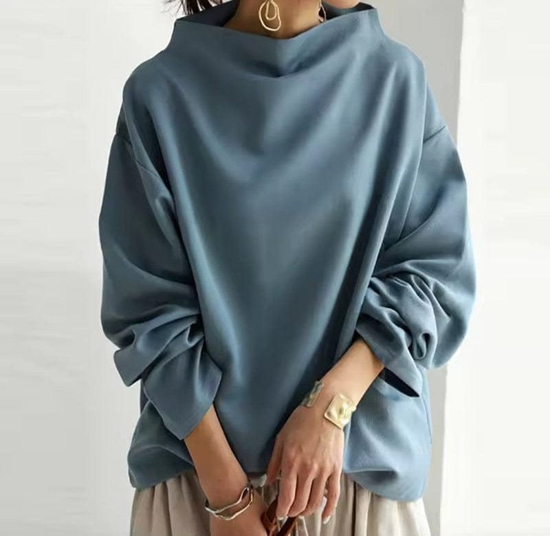 Bożena™ | Pullover mit Stehkragen