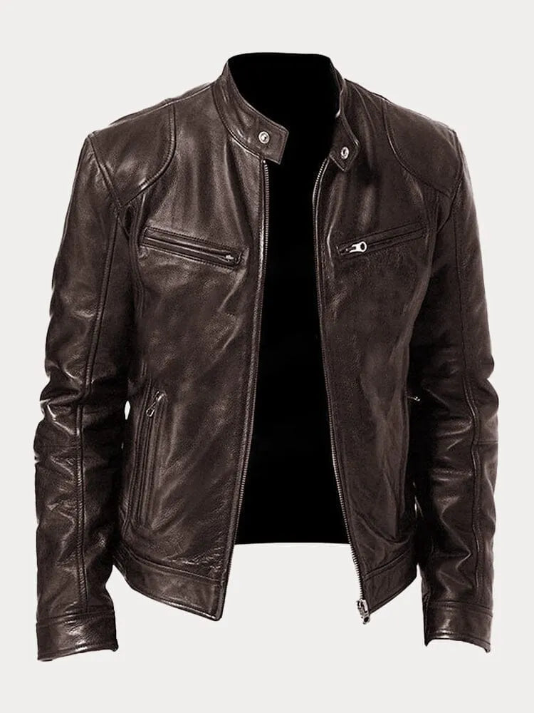 Wójcik™ | Lässige Lederjacke