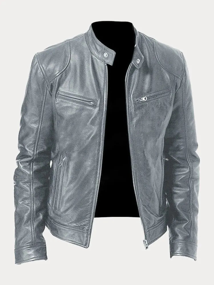 Wójcik™ | Kurtka casual skórzana