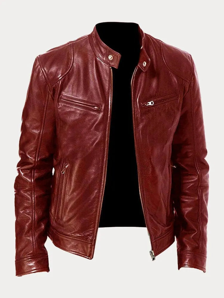 Wójcik™ | Lässige Lederjacke
