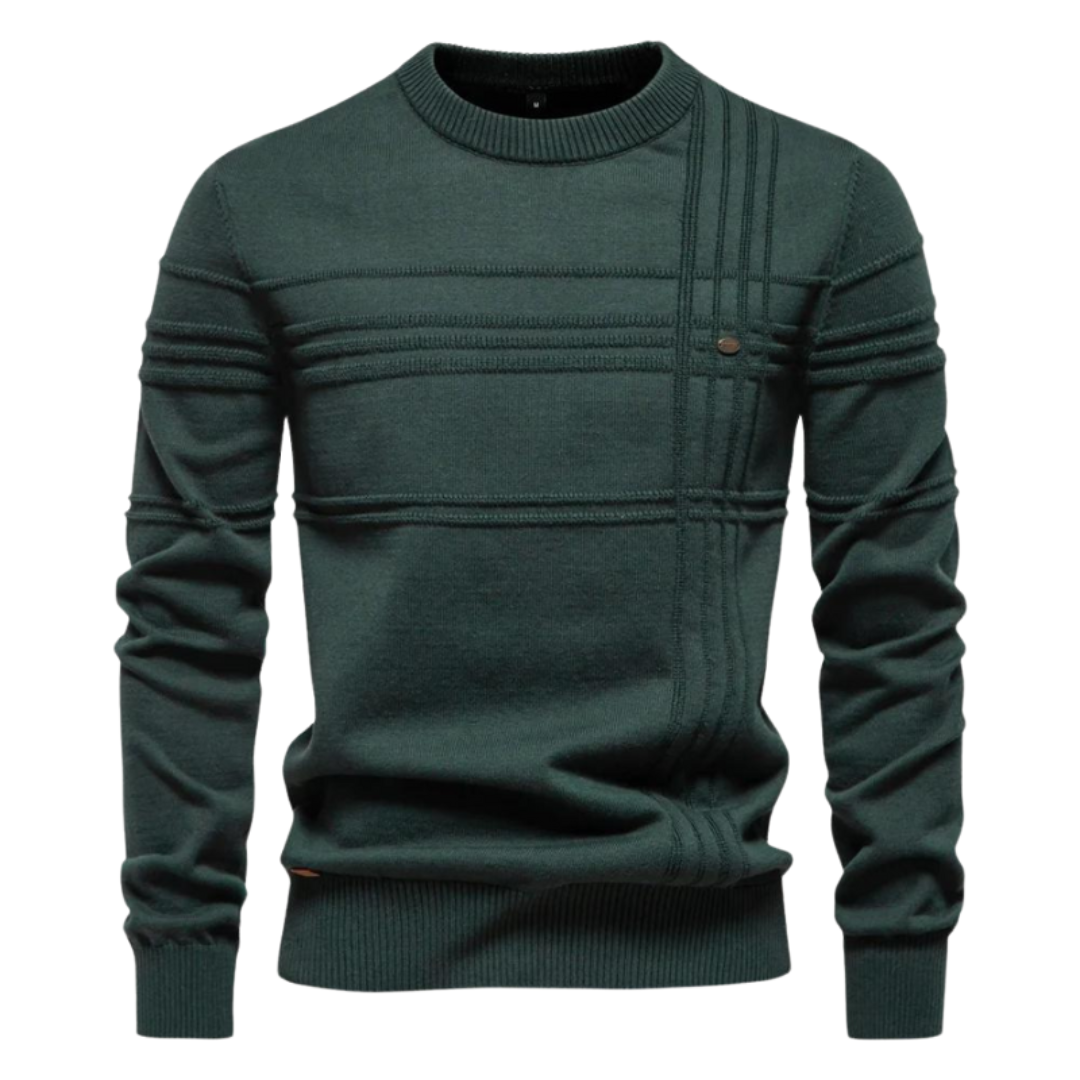 Ryszard™ | Herrenpullover mit elegantem Karomuster
