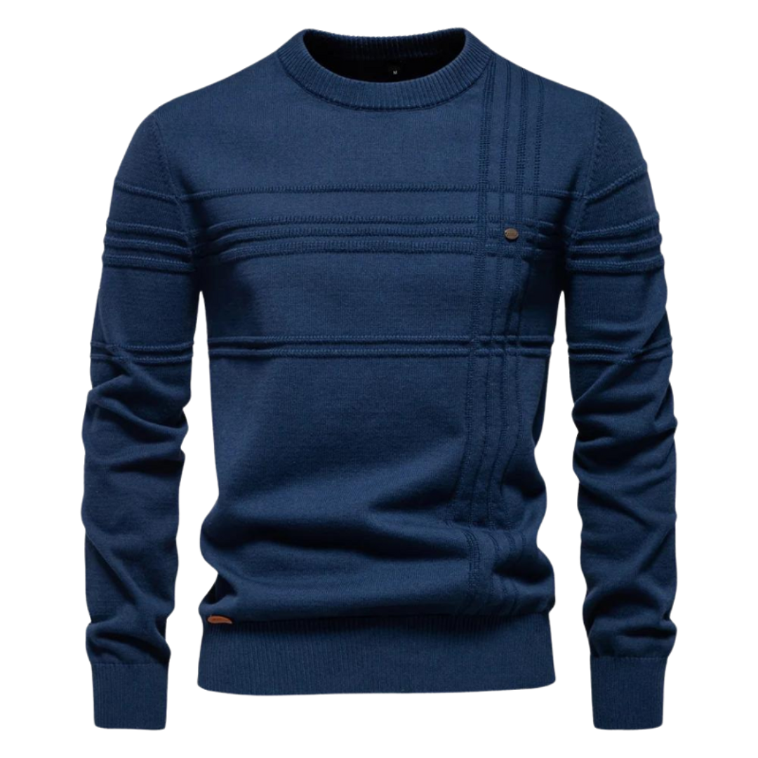 Ryszard™ | Herrenpullover mit elegantem Karomuster