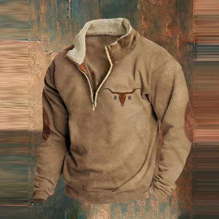 Grzegorz™ | Bequemer Sweater mit Reißverschluss