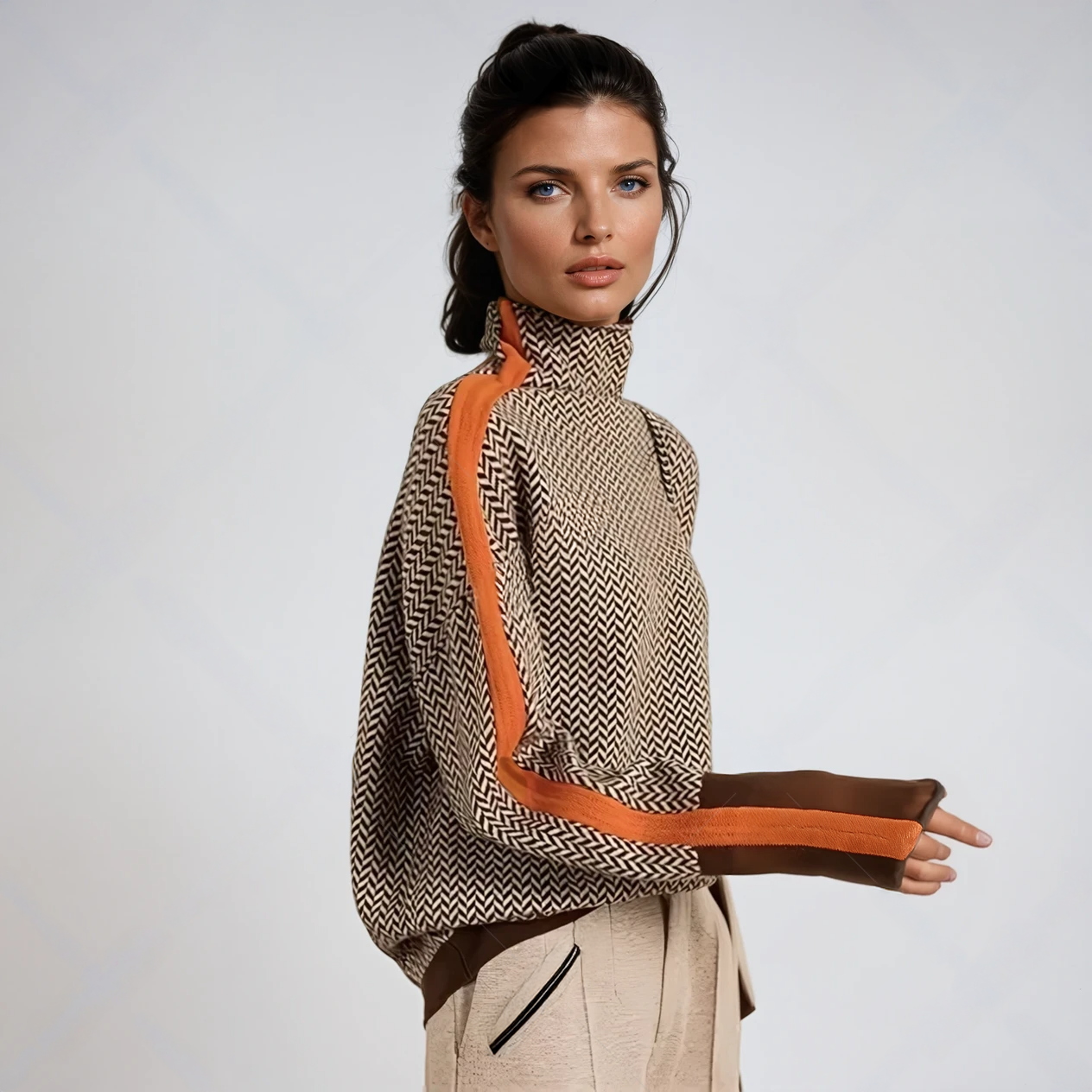 Sikora ™ | Pullover mit Kontrast