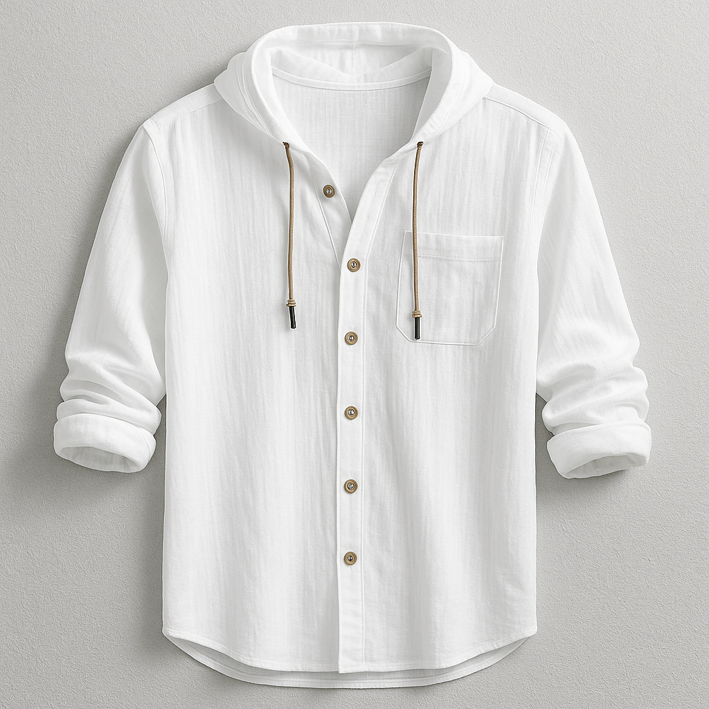 Arveno™ | Elegante Herrenhemd mit Kapuze | Stil und Komfort