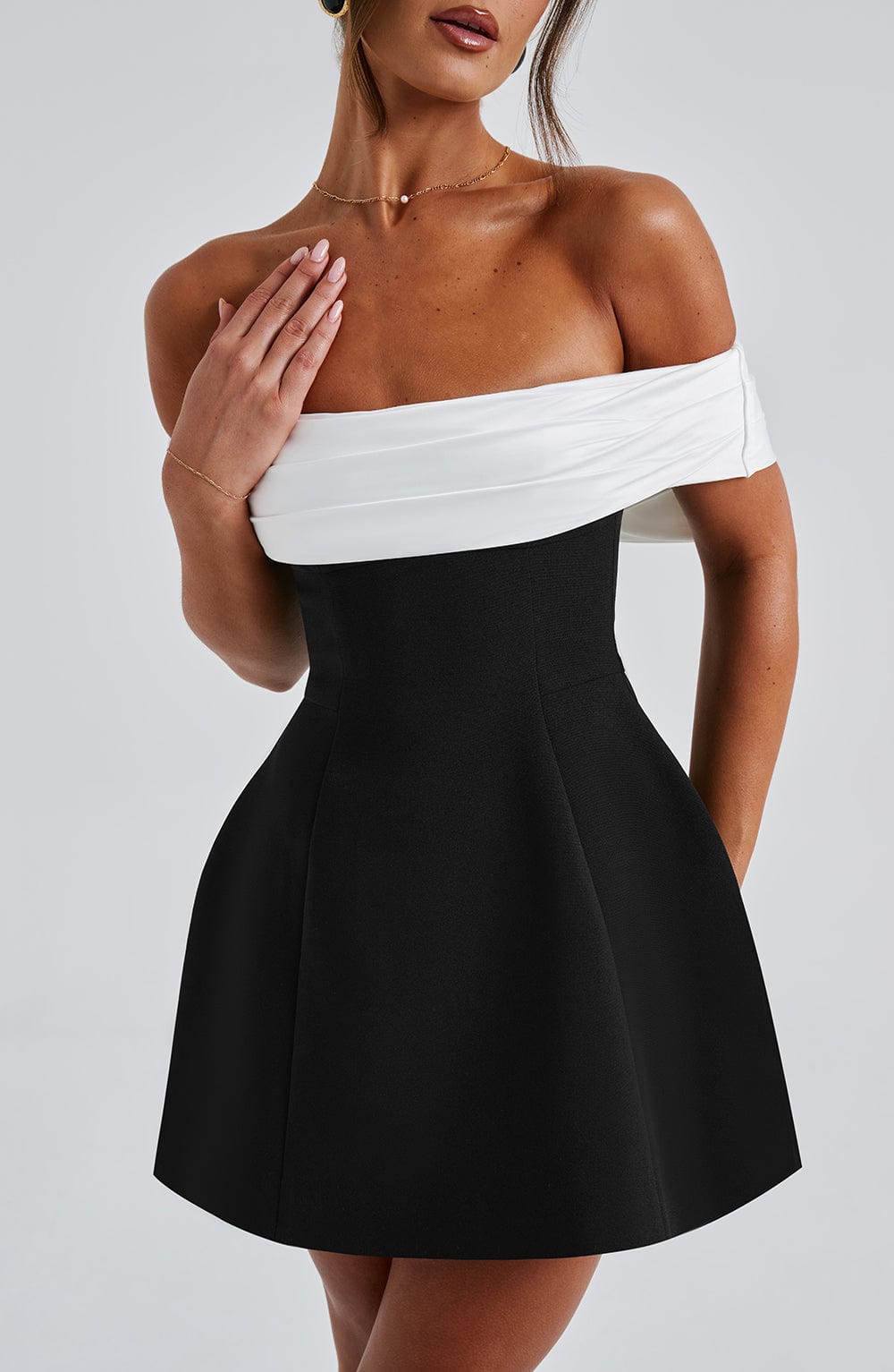 Witkaé™ | Mini Kleid mit Schleife Blumen