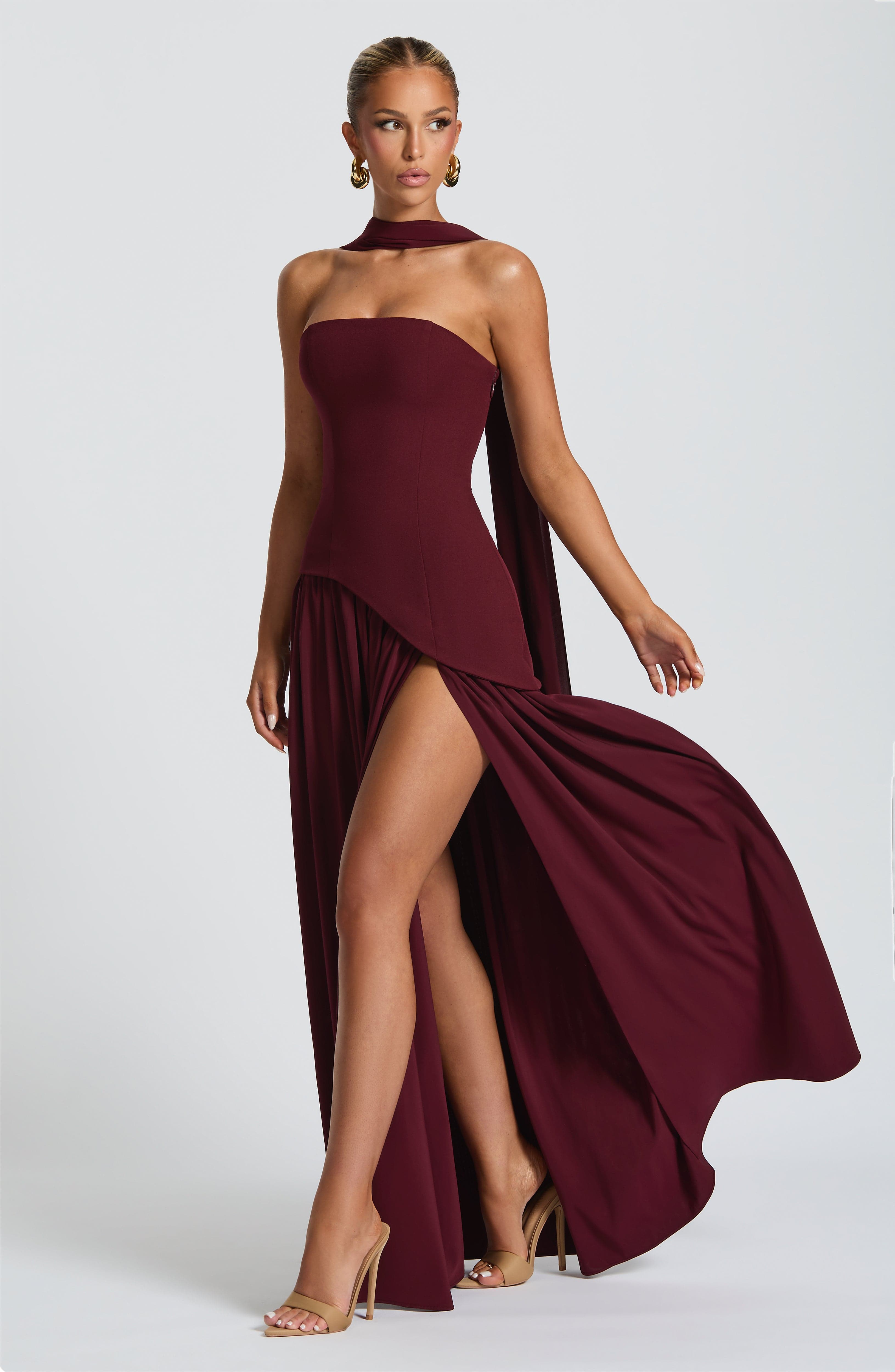 Witkaé™ | Maxikleid Satin Svara
