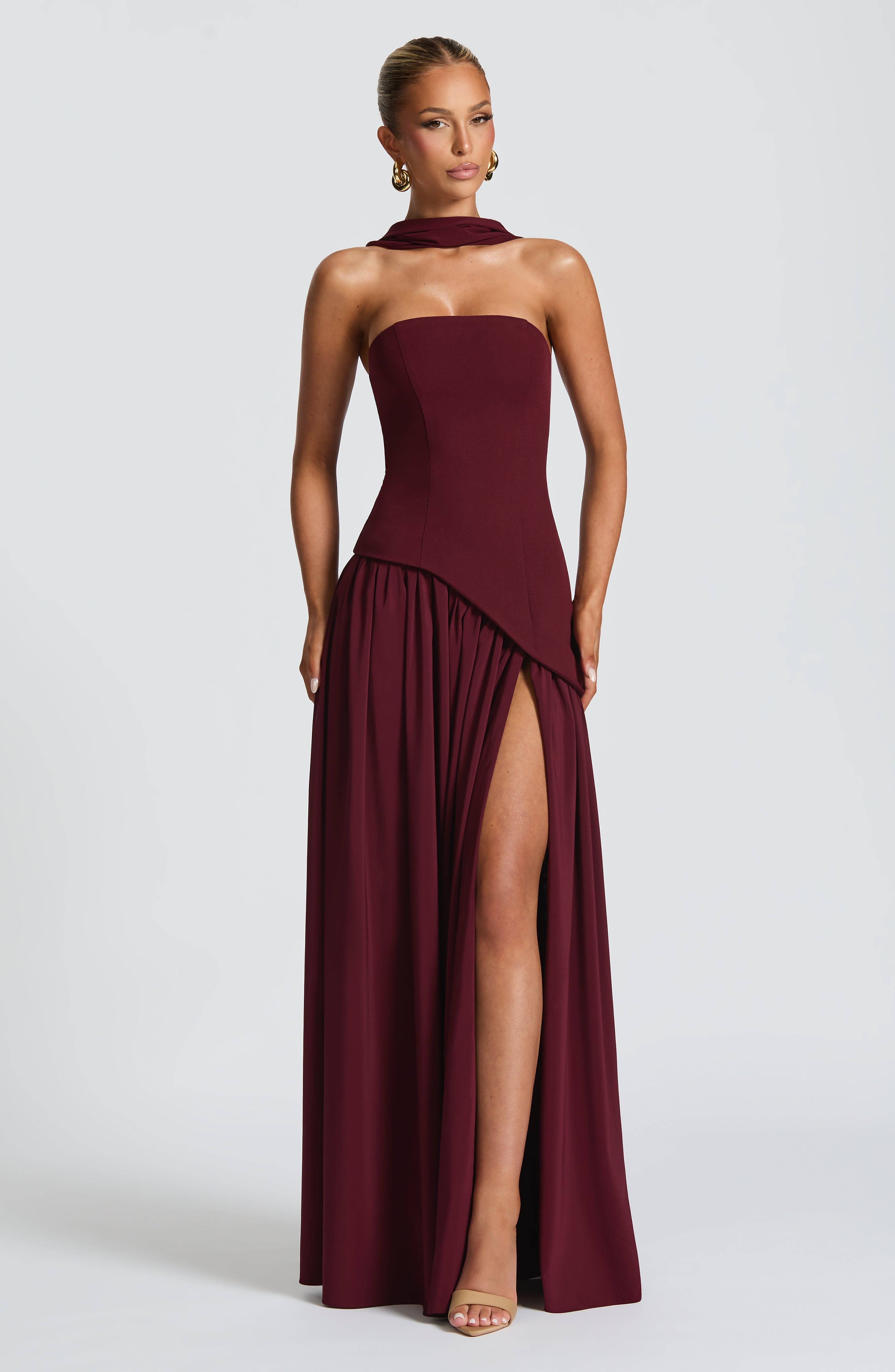 Witkaé™ | Maxikleid Satin Svara