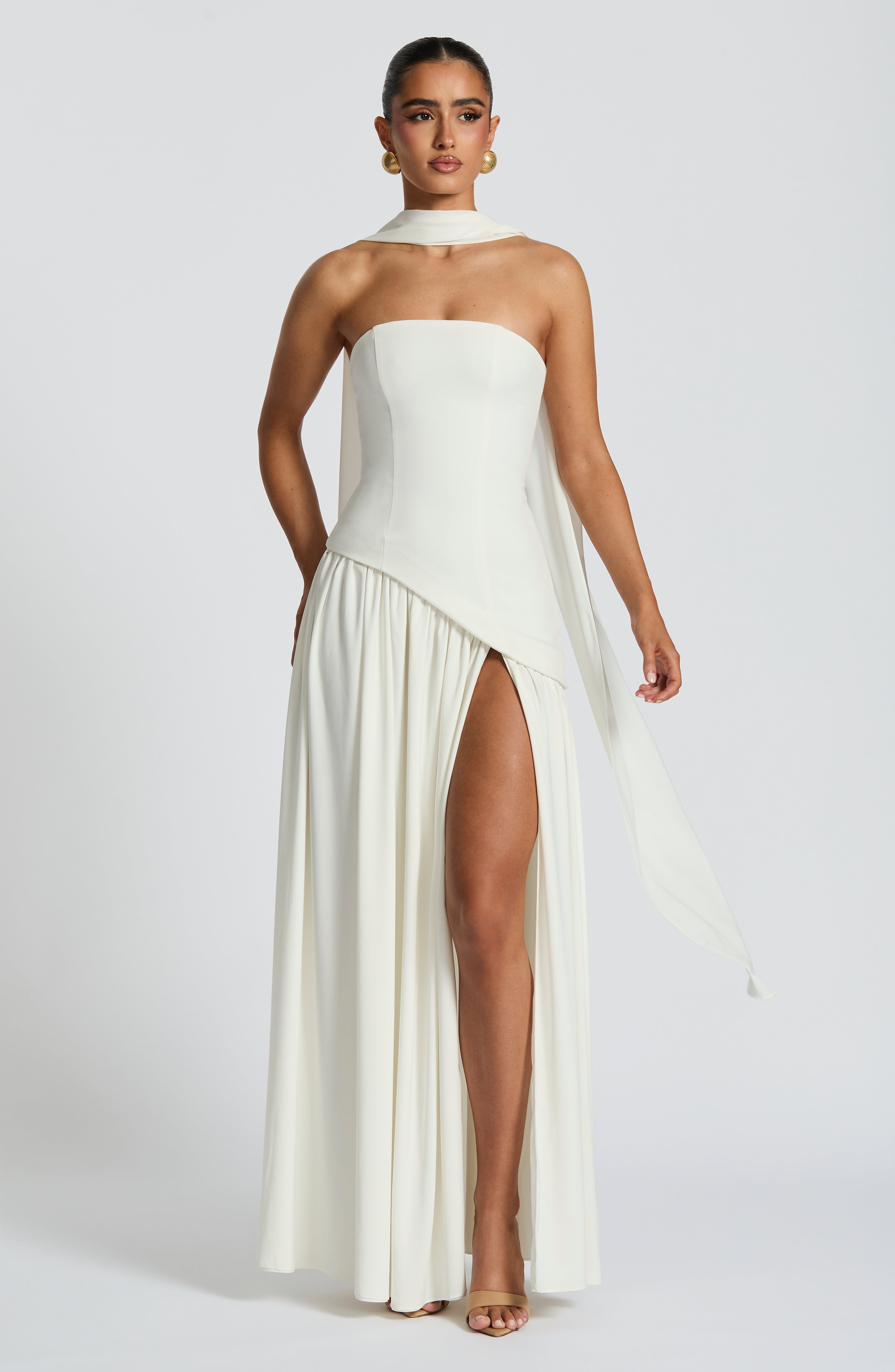 RosanoVerona | Langes Satin-Kleid Slava