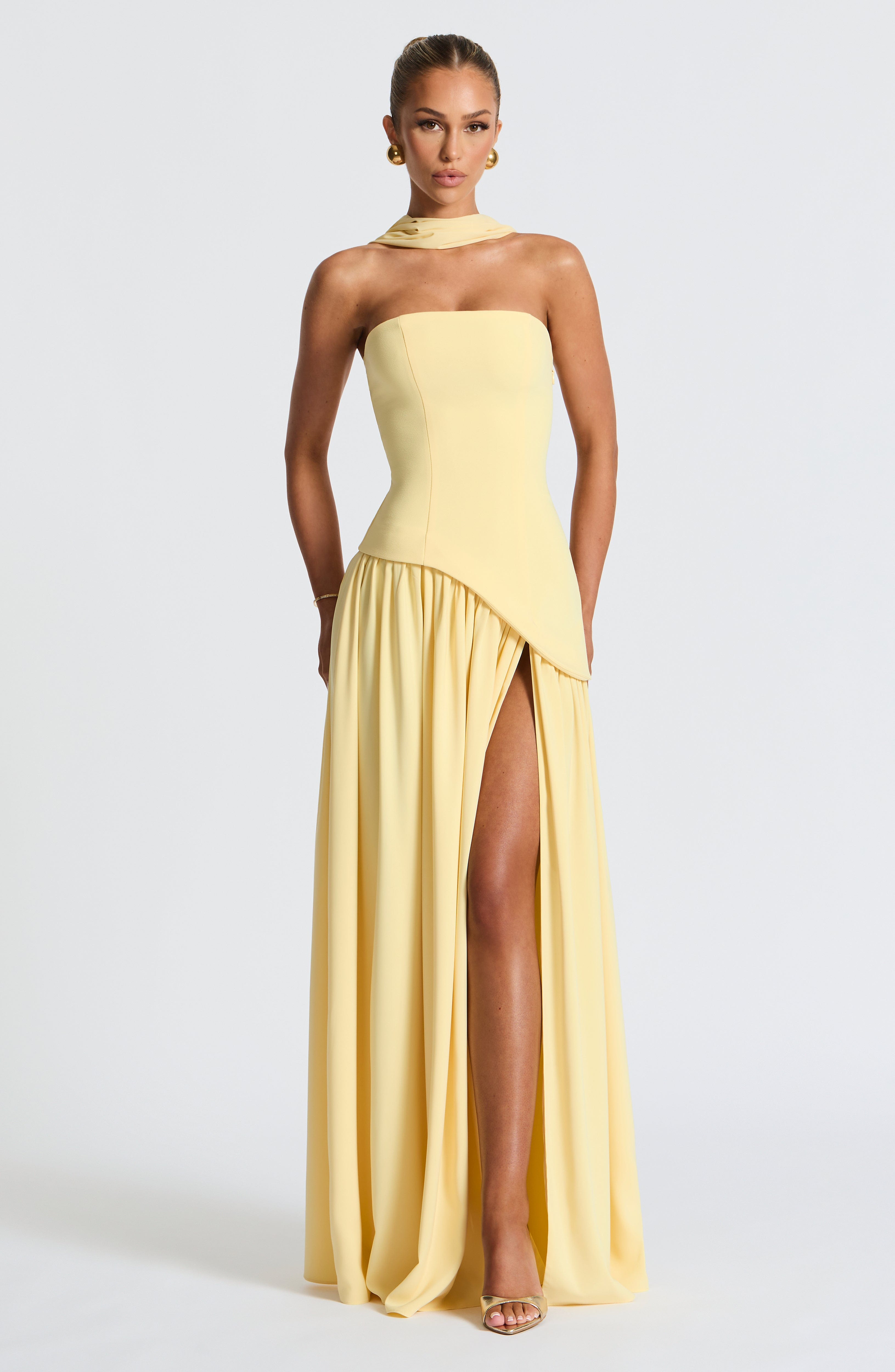 RosanoVerona | Langes Satin-Kleid Slava