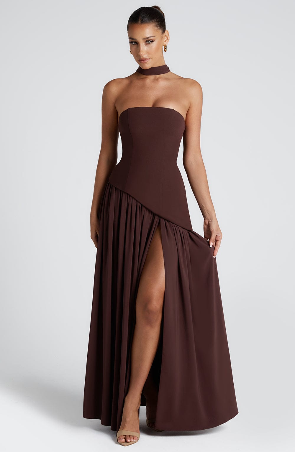 RosanoVerona | Langes Satin-Kleid Slava