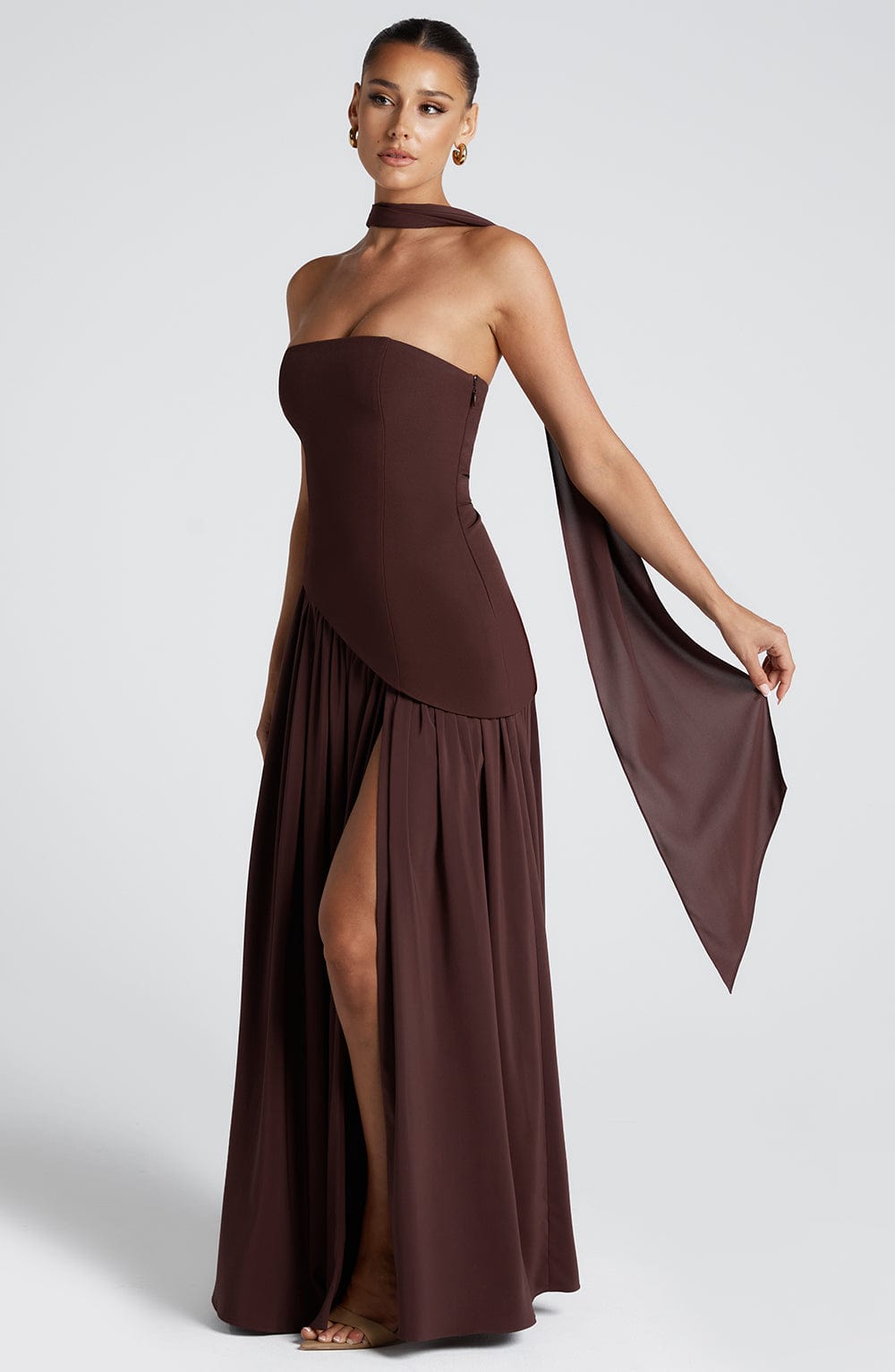 RosanoVerona | Langes Satin-Kleid Slava